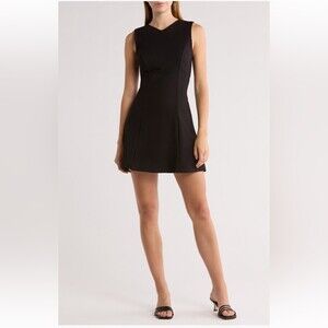 Reformation Elegant Black Sleeveless Dress Size Large NWTs $250